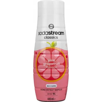 Příprava sody 5X SIRUP SODASTREAM GREPFRUIT CITRON ZERO VIŠEŇ MARACUJA BEZINKA
