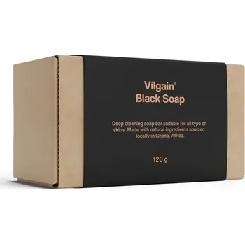 Mýdlo Vilgain Černé bambucké mýdlo – 3× 120 g