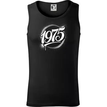 Narozeninovy ročník graffiti 1975 - Tílko pánské Core - M ( Černá )