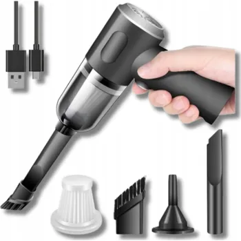 Vysavač Vysavač Mini bezsáčkový do kanceláře, auta i domácnosti + 3 nástavce