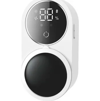 Dávkovač léků Přenosný UV sterilizátor na zubní kartáček s dobíjením a displejem Kompaktní pouzdro s indukčním zapínáním Bílý