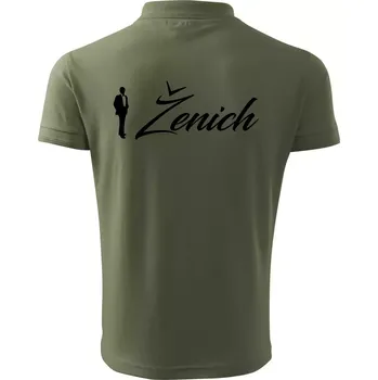 Pánská košile Ženich psací - Polokošile pánská Pique Polo 203 - 5XL ( Khaki )