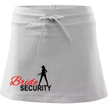 Dámská sukně Bride security - Sportovní sukně - two in one - L ( Bílá )