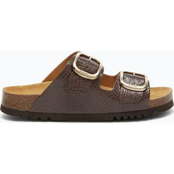 Dámské pantofle Dámské nazouváky Scholl Noelle Syntetic Reptile brown