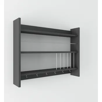 police Kuchyňská police KOLIN 85 cm antracit