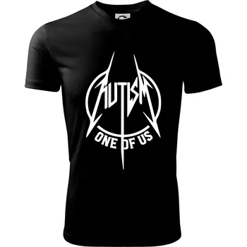 Pánské tričko Autism one of us - Pánské triko Fantasy sportovní (dresovina) - S ( Černá )