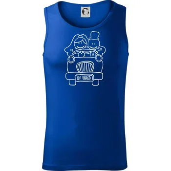 Svatební auto - Tílko pánské Core - M ( Královská modrá )