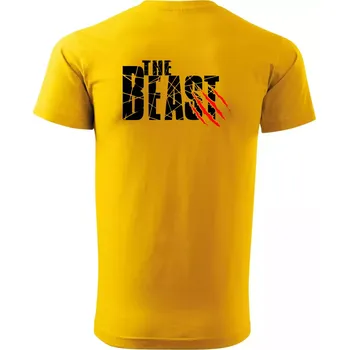 The Beast - Triko extra velké (5-8XL) - 6XL ( Žlutá )