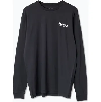 Pánské tričko Pánské tričko longsleeve KAVU Etch Art. black