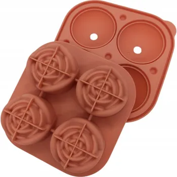 Tvořítko na led FORMIČKA NA LED SILIKONOVÁ NÁDOBA S VÍKEM NA LED KOSTKY XXL