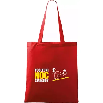 Poslední noc - Taška bavlněná - 42 x 38 cm ( Červená )