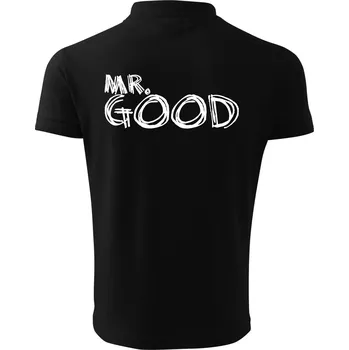 Pánská košile Mr. Good - Polokošile pánská Pique Polo 203 - 3XL ( Černá )