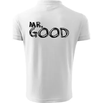 Pánská košile Mr. Good - Polokošile pánská Pique Polo 203 - 3XL ( Bílá )