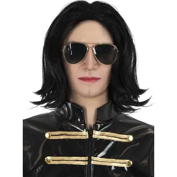 Karnevalová paruka Funiglobal - Paruka a brýle Michael Jackson -