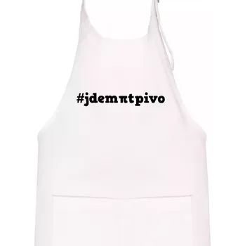 Kuchyňská zástěra Jdem pít pivo - Dětská zástěra na vaření - Univerzální velikost ( Bílá )