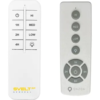 Dálkový ovladač QAZQA Roar Fan 52 silver 46486 - dálkový ovladač pro větrák, ventilátor duplikát