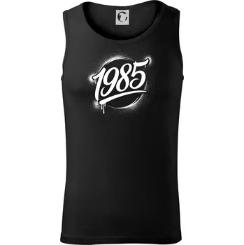 Narozeninovy ročník graffiti 1985 - Tílko pánské Core - XL ( Černá )