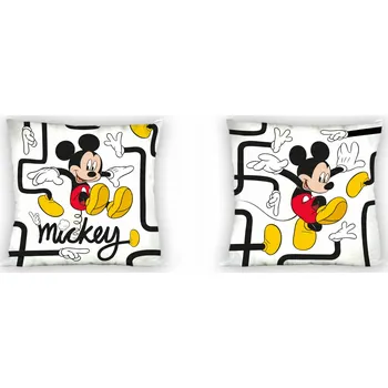 Povlak na polštářek Bavlněný POVLAK myšák Mickey 40x40 cm DISNEY
