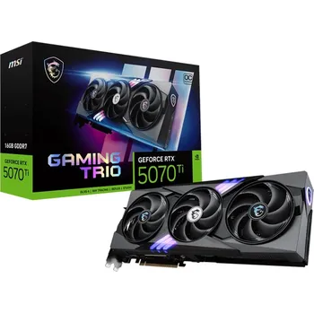 Grafická karta MSI GeForce RTX 5070 Ti TRIO/Gaming/OC/16GB/GDDR7 RTX 5070 TI 16G GAMING TRIO OC