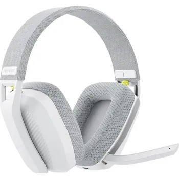 Sluchátka 2,4 GHz Bluetooth bezdrátová herní sluchátka s mikrofonem pro PS5 PS4 PC Mac Playstation Kvalitní zvuk Headset s mikrofonem bílá