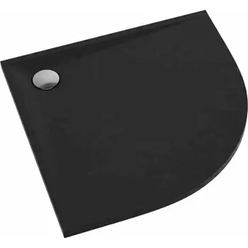 Sprchová vanička SCHEDPOL Etrusco Black Stone sprchová vanička půlkruhová 90 cm