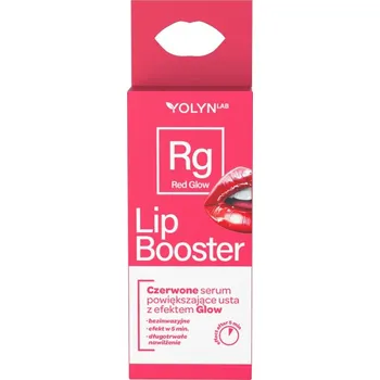 Přípravek na rty Yolyn Lab lesk sérum zvětšující rty red glow, 12 ml