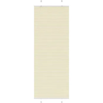 Stavební výplň vidaXL Plisovaná roleta 75x200 cm Šířka látky 74,4 cm Polyester [4015155] Barva: krémová