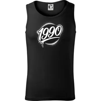 Narozeninovy ročník graffiti 1990 - Tílko pánské Core - M ( Černá )