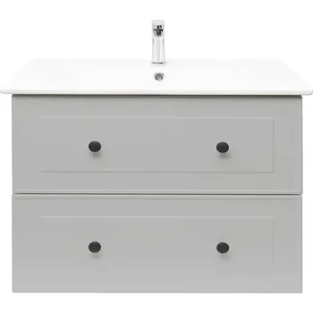 Koupelnový nábytek Koupelnová skříňka s umyvadlem Naturel Forli 100x53x46 cm šedá mat FORLI100GMU