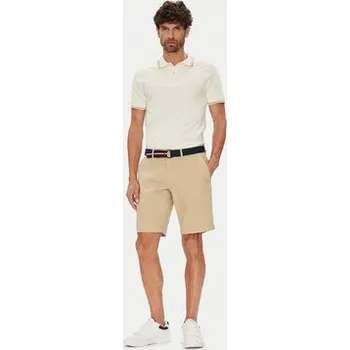 Pánské oblečení Tommy Hilfiger Šortky z materiálu Brooklyn MW0MW39706 Béžová Regular Fit 30