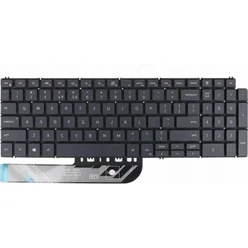 Náhradní klávesnice pro notebook KLÁVESNICE PRO DELL 7591 7791 5584 5590 5593 5594 5598 7590 3510 LED ŠEDÁ