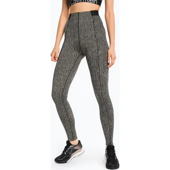 Dámské legíny Dámské tréninkové legíny Calvin Klein 7/8 8VR šokující potisk