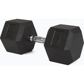 Pogumované činky XTREXO Hex 37,5 kg