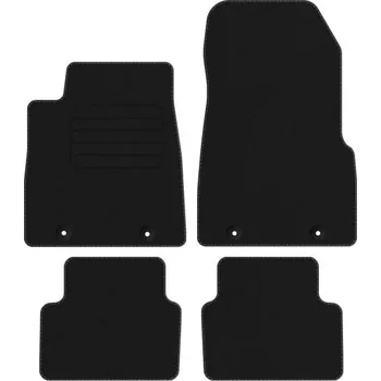 autokoberec Koberce Edecor velurové 4 ks