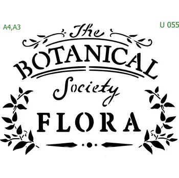 Šablona U 055 - A4 , Nelepící folie