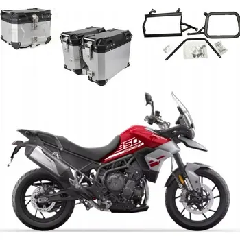 Moto bunda TopX HLINÍKOVÉ KUFRY BOČNÍ A CENTRÁLNÍ NOSIČE TRIUMPH TIGER 850 SPORT 21