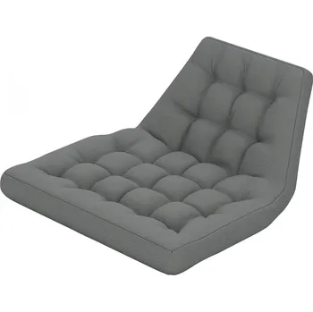 Polštář Polštářek na sedadlo 120x100x8 cm | šedý