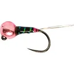 Rozův tungstenový jig Francouzská nymfa růžová B/P, vel. 18, 2,4 mm