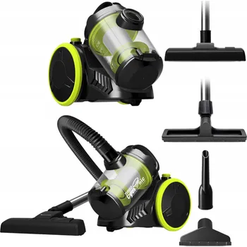 Vysavač VYSAVAČ KLASICKÝ BEZSÁČKOVÝ CYKLONOVÝ SILNÝ 900W KARTÁČ NA PANELY