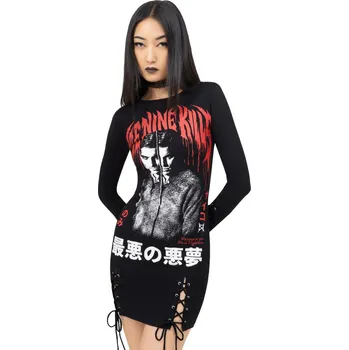 Dámské šaty šaty dámské KILLSTAR x ICE NINE KILLS - Your Worst Nightmare - Black - XXL