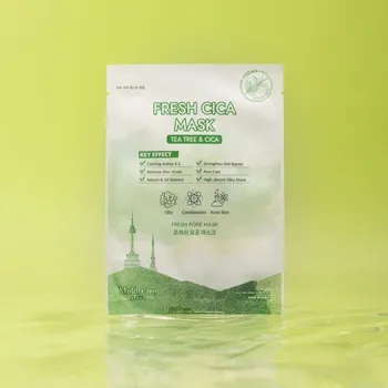 Pleťová maska Muldream Vegan Green Mild zklidňující pleťová maska, 25 ml