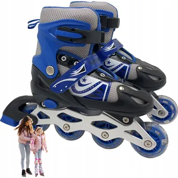 Kolečkové brusle KOLEČKOVÉ BRUSLE NASTAVITELNÉ KOLEČKOVÉ BRUSLE PRO DĚTI REKREAČNÍ LED KOLEČKO