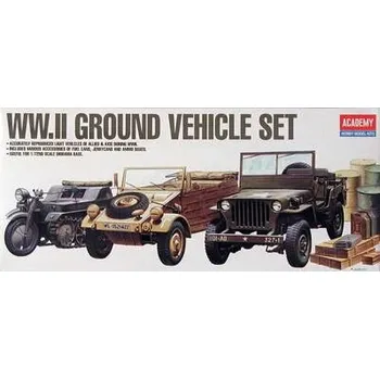 Plastikový model Academy Ground Vehicle Set