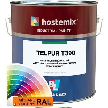 barva na kov Akryl-polyuretanová barva TELPUR T390 - 4,2 kg - RAL 9001 krémová