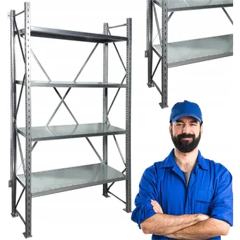 Dílenský regál REGAŁ kovový M21 - regály do obchodu, garáže