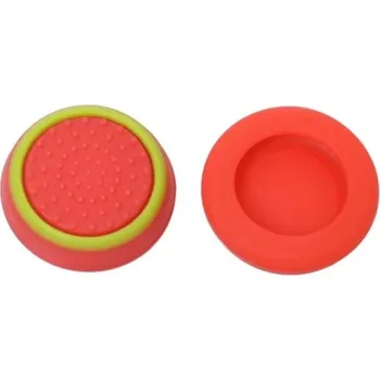 Sada 2 dvoubarevných silikonových krytů na páčky pro ovladače PS5, PS4, Xbox Series, X/S Ochranné návleky na analogové páčky zelená