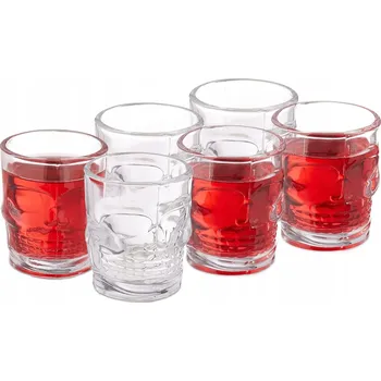 Sklenice Skleničky na whisky, sklenice na vodku Relaxdays bezbarvé 60 Ml 6 ks