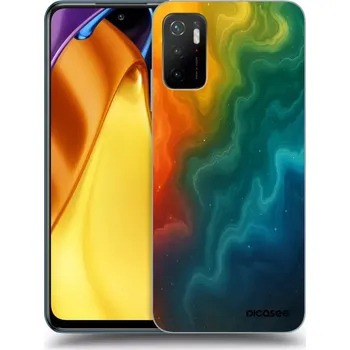 Pouzdro na mobilní telefon Picasee silikonový černý obal pro Xiaomi Poco M3 Pro 5G - Solar