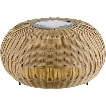 Venkovní osvětlení BIG WHITE (SLV) ADEGAN venkovní stojací lampa, plochá, solární, 2200 K, IP65, hnědá 1008389