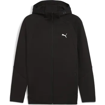 Pánské oblečení Pánská Mikina PUMA EVOSTRIPE FZ HOODIE DK 68823101 – Černá XXL